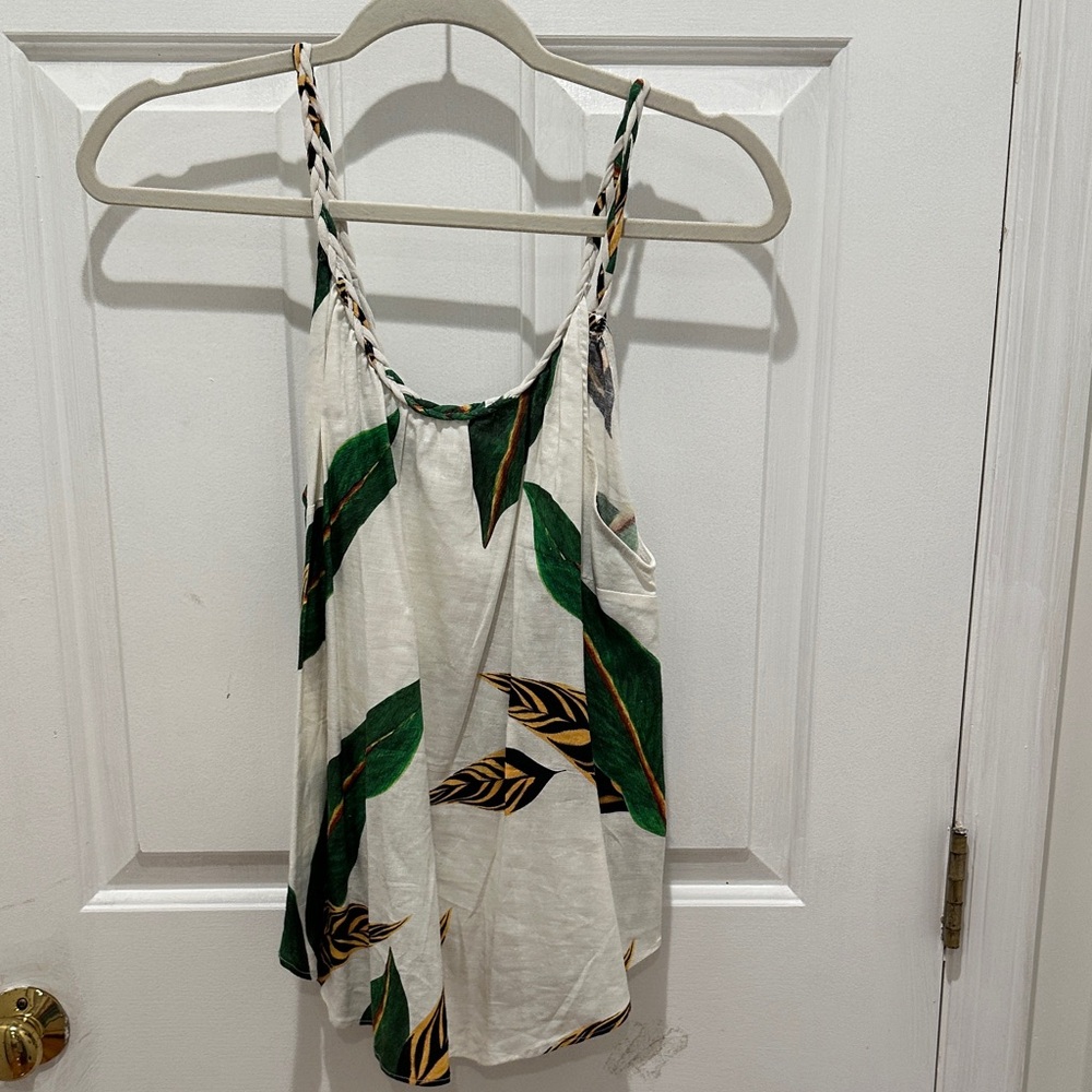 NWT Farm Rio Braided Strap tank top